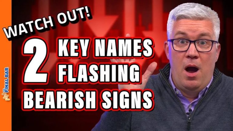 Bearish Divergences in 2 KEY Growth Stocks: BEWARE!