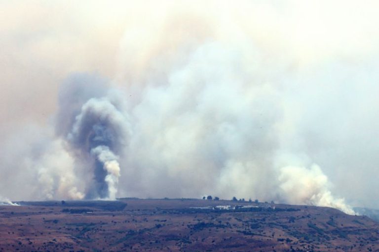 Hezbollah fires more than 200 missiles at Israeli targets following killing of commander