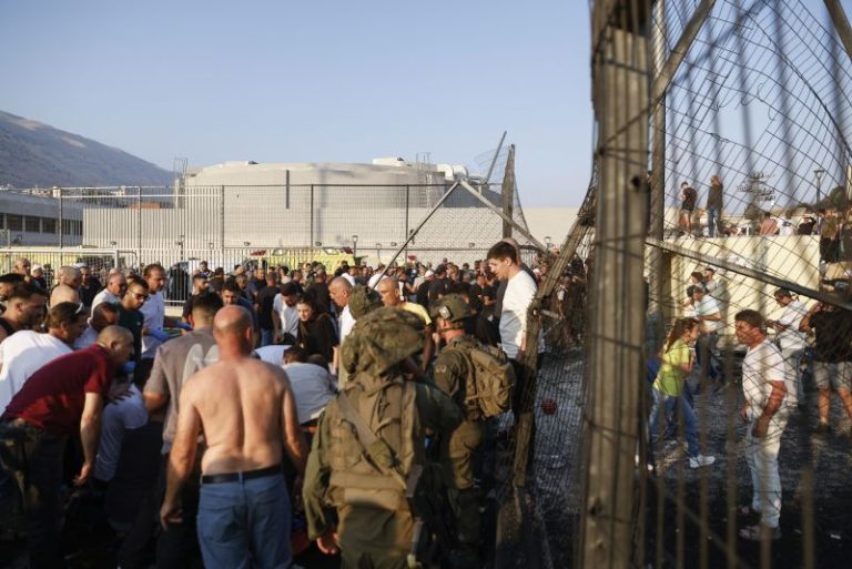 At least 11 people injured after projectiles reportedly fired from Lebanon into Israel