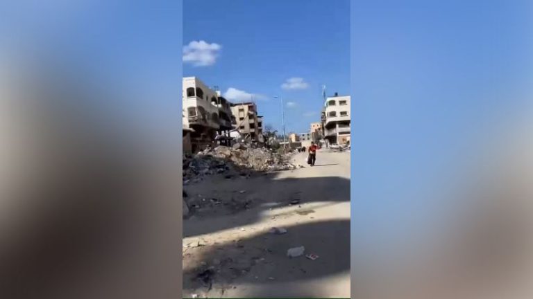 Palestinians evacuating northern Gaza say they are being shot at by Israeli military