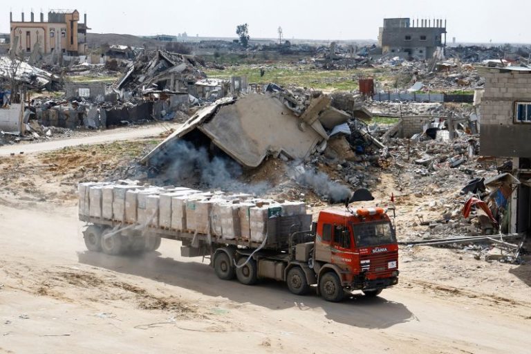 Israel stops humanitarian aid into Gaza after Hamas rejects extending ceasefire’s first phase