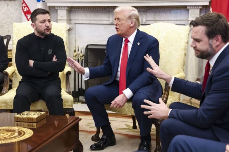 Western allies rally around Zelensky after Trump spat deepens rift with Europe