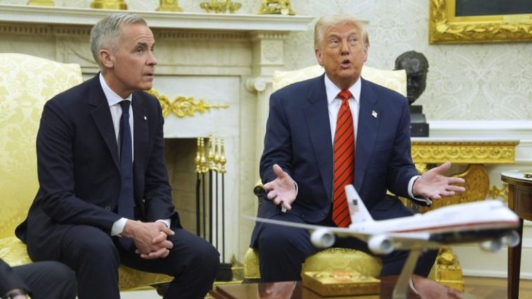 Carney says Canada is not for sale, Trump replies, ‘Never say never’