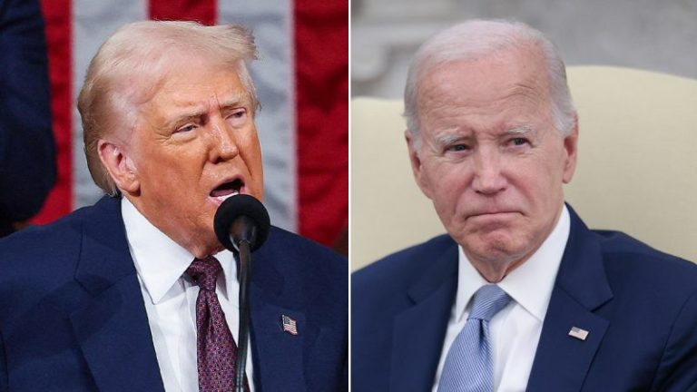 Trump shares post saying Biden was executed, replaced with clones